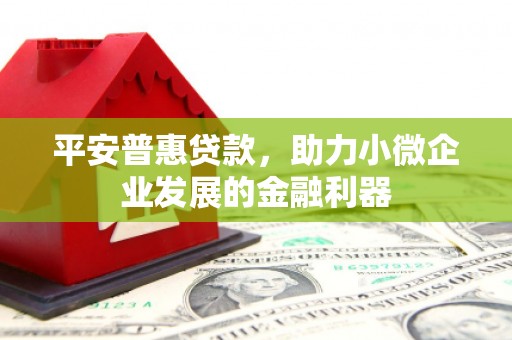 望牛墩平安普惠贷款，助力小微企业发展的金融利器