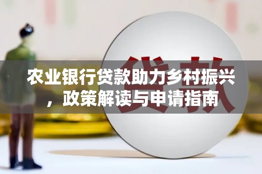 望牛墩农业银行贷款助力乡村振兴，政策解读与申请指南