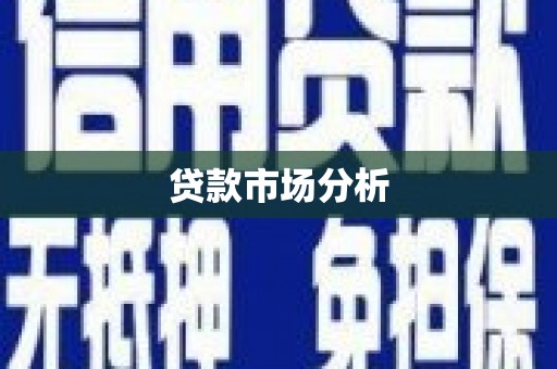 望牛墩贷款市场分析