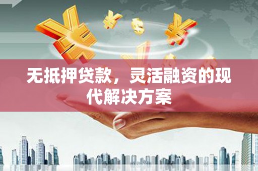 望牛墩无抵押贷款，灵活融资的现代解决方案
