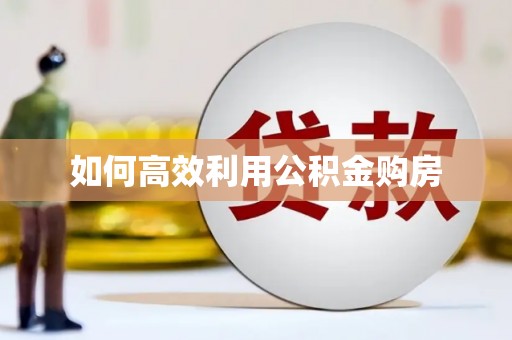 望牛墩如何高效利用公积金购房
