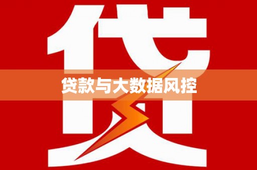 望牛墩贷款与大数据风控