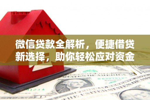 望牛墩微信贷款全解析，便捷借贷新选择，助你轻松应对资金需求